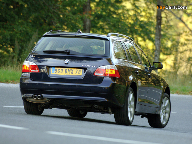 Pictures of BMW 530xd Touring (E61) 2005–07 (640 x 480)