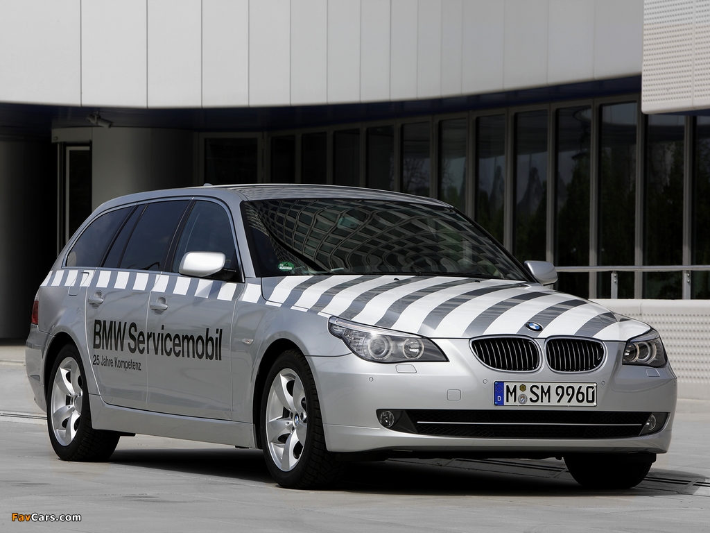 Pictures of BMW 5 Series Touring Servicemobil (E61) 2007–10 (1024 x 768)