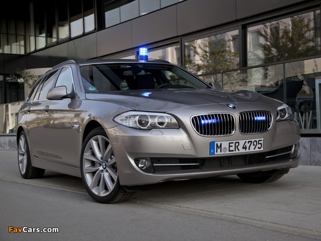 Pictures of BMW 5 Series Touring Covert Vehicle (F11) 2011–13 (640 x 480)