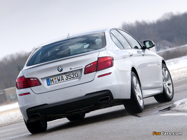 Pictures of BMW M550d xDrive Sedan (F10) 2012 (640 x 480)