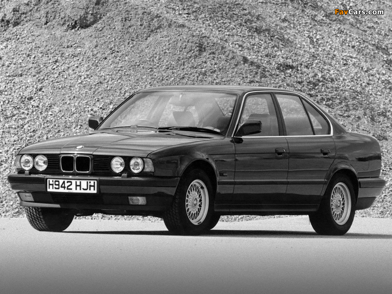 BMW 5 Series Sedan UK-spec (E34) 1988–95 wallpapers (800 x 600)