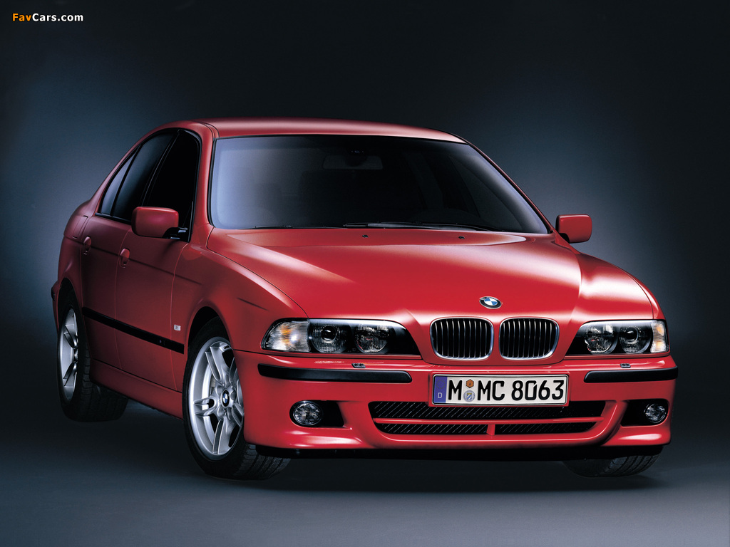 BMW 540i Sedan M Sports Package (E39) 1998–2002 wallpapers (1024 x 768)
