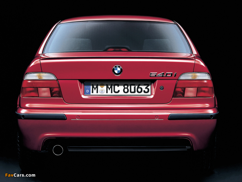 BMW 540i Sedan M Sports Package (E39) 1998–2002 wallpapers (800 x 600)