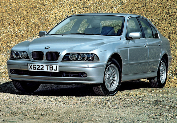 BMW 5 Series Sedan UK-spec (E39) 2000–03 wallpapers