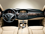 BMW 545i Sedan (E60) 2003–05 wallpapers