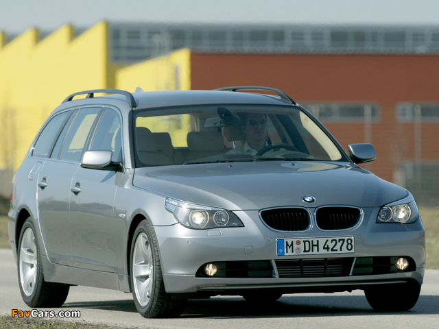 BMW 530d Touring (E61) 2004–07 wallpapers (640 x 480)