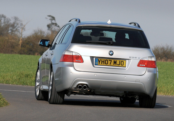 BMW 535d Touring M Sports Package UK-spec (E61) 2005 wallpapers