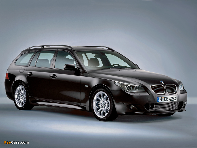 BMW 5 Series Touring M Sports Package (E61) 2005 wallpapers (800 x 600)