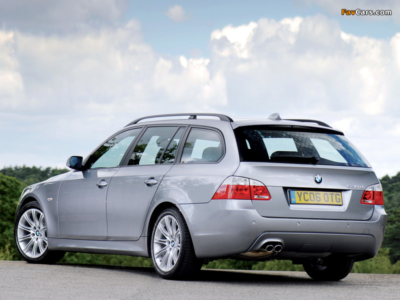 BMW 530d Touring M Sports Package UK-spec (E61) 2005 wallpapers (800 x 600)