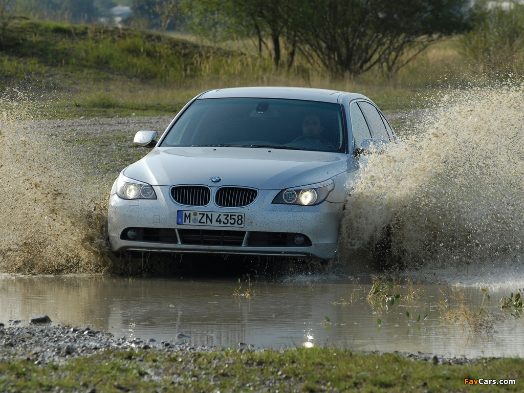 BMW 530Li (E60) 2006–10 wallpapers (1024 x 768)