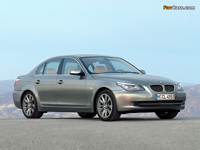 BMW 530i Sedan (E60) 2007–10 wallpapers (640 x 480)