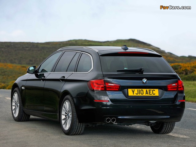 BMW 525d Touring UK-spec (F11) 2010 wallpapers (640 x 480)
