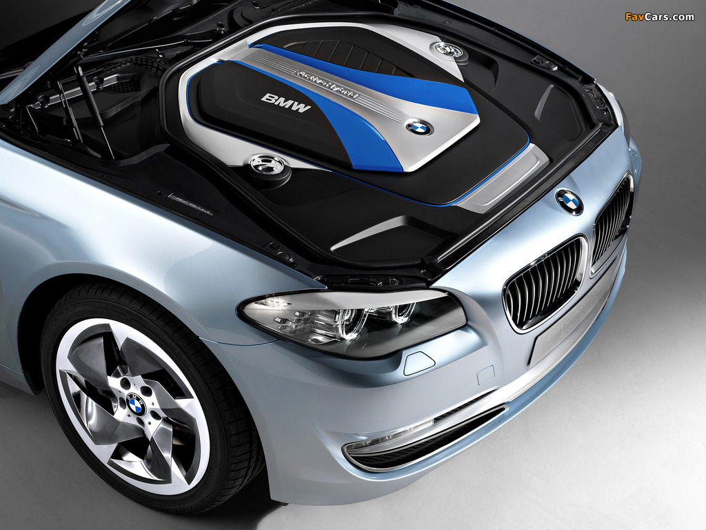 BMW Concept 5 Series ActiveHybrid (F10) 2010 wallpapers (1024 x 768)