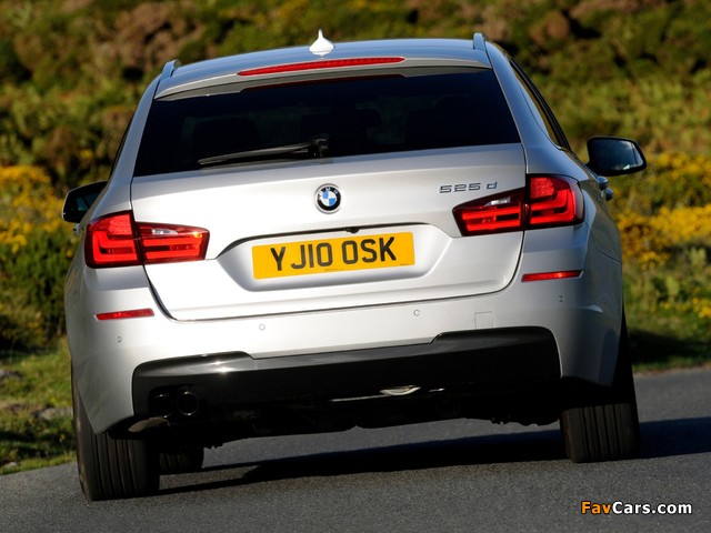 BMW 525d Touring M Sports Package UK-spec (F11) 2010 wallpapers (640 x 480)