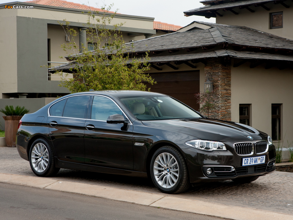 BMW 520i Sedan Luxury Line ZA-spec (F10) 2013 wallpapers (1024 x 768)