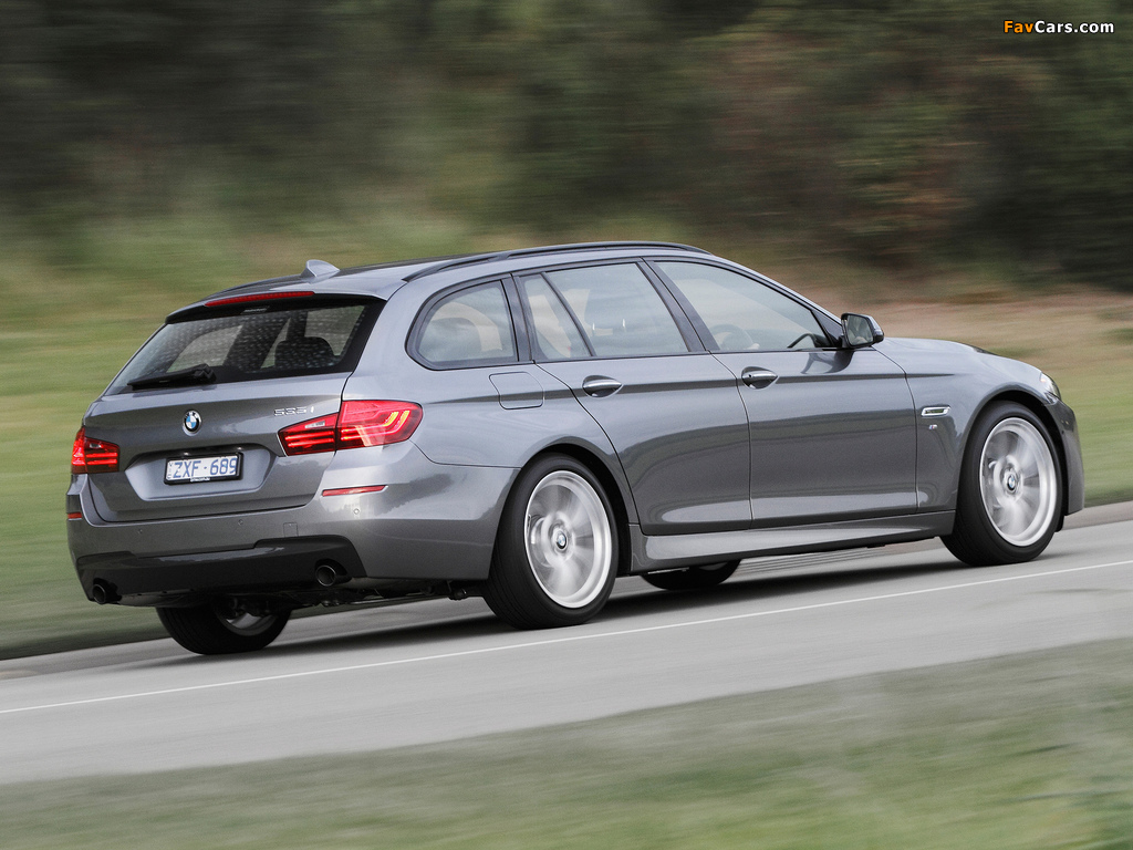 BMW 535i Touring M Sport Package AU-spec (F11) 2014 wallpapers (1024 x 768)