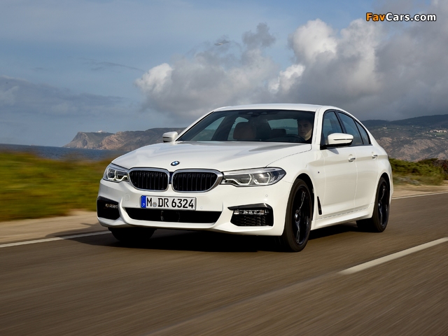 BMW 540i Sedan M Sport (G30) 2017 wallpapers (640 x 480)