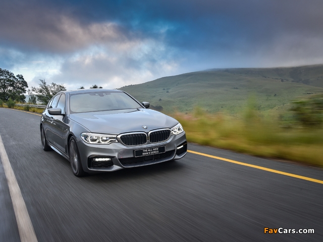 BMW 540i Sedan M Sport ZA-spec (G30) 2017 wallpapers (640 x 480)