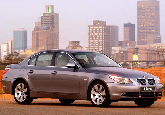 545i BMW 545i Sedan ZA-spec (E60) 2003–05 wallpapers
