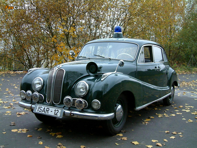 BMW 501 Polizei 1952–64 wallpapers (640 x 480)