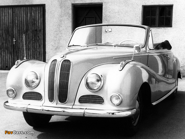 BMW 502 Cabrio 1954–56 photos (640 x 480)