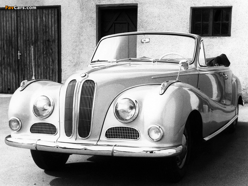 BMW 502 Cabrio 1954–56 photos (800 x 600)