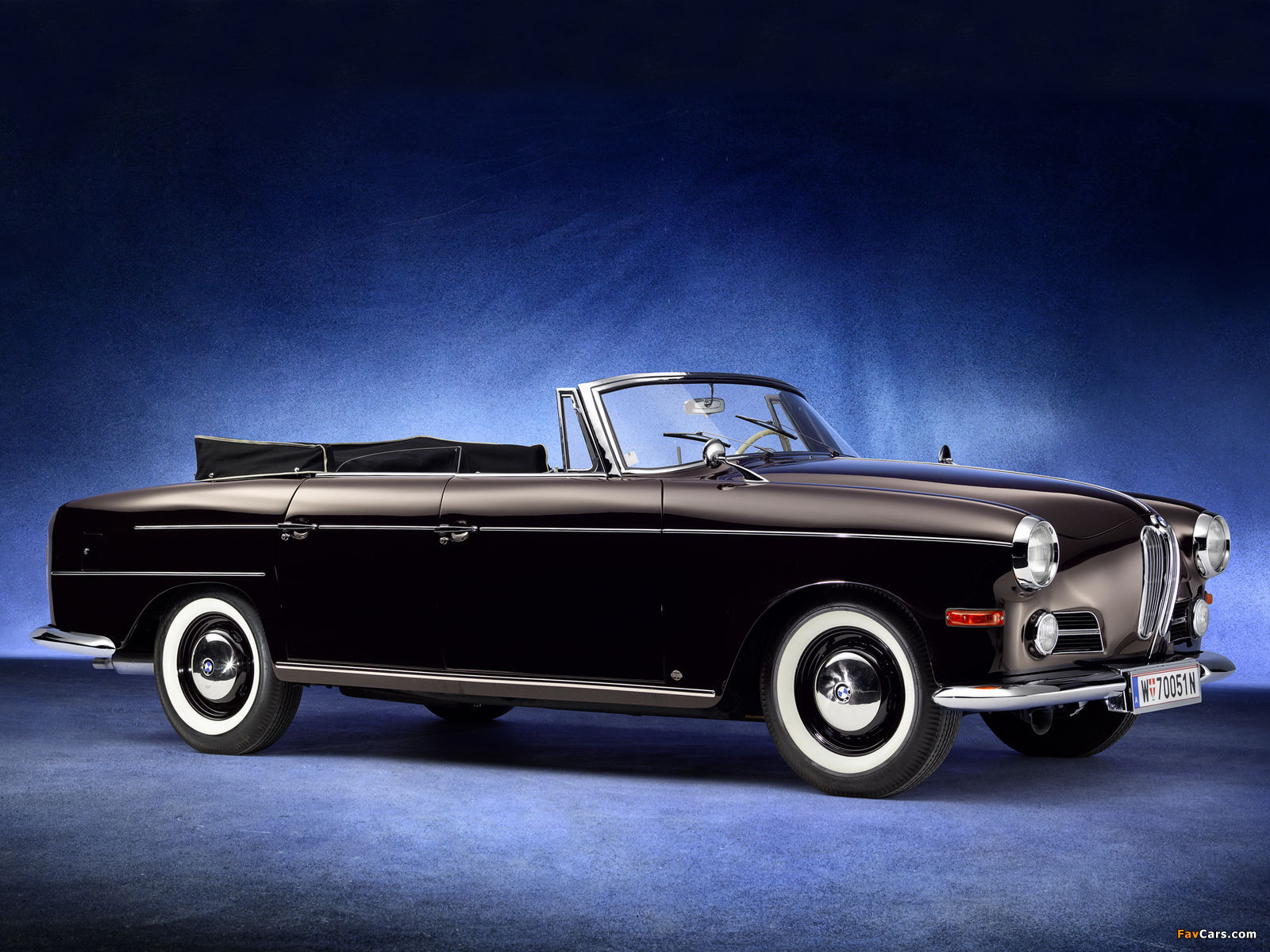 BMW 502 V8 Autenrieth Cabriolet 1960 wallpapers (1600 x 1200)