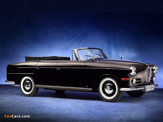 BMW 502 V8 Autenrieth Cabriolet 1960 wallpapers (640 x 480)