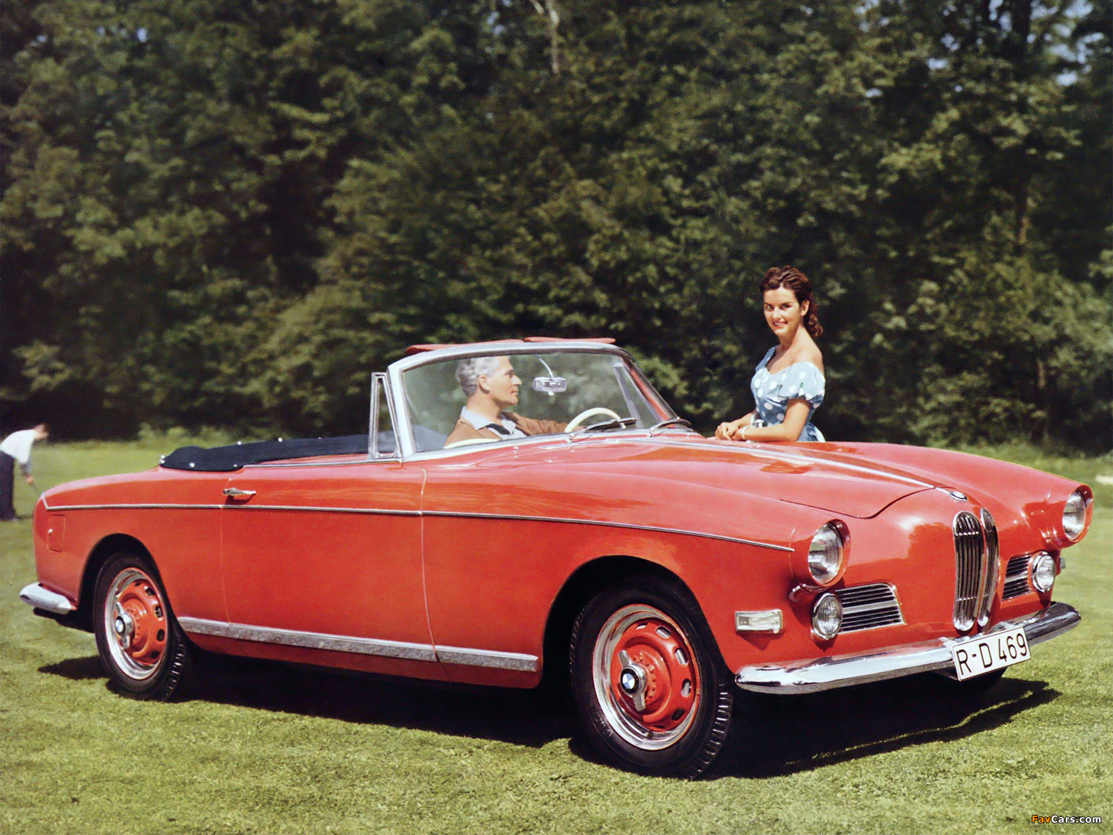 BMW 503 Cabriolet 1956–59 wallpapers (1600 x 1200)