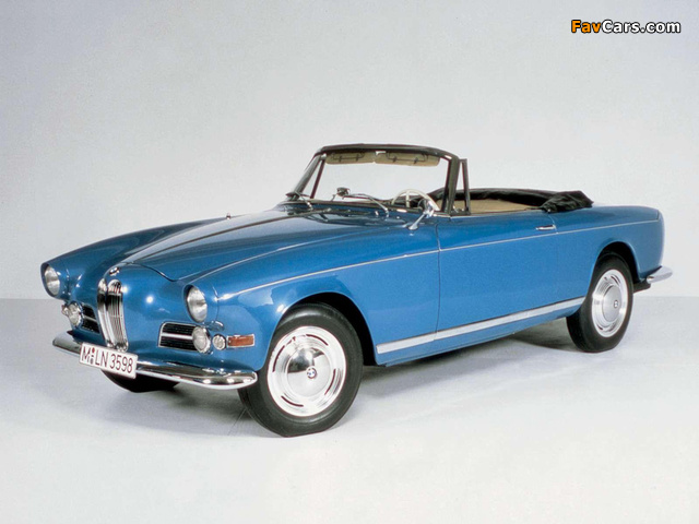 BMW 503 Cabriolet 1956–59 wallpapers (640 x 480)