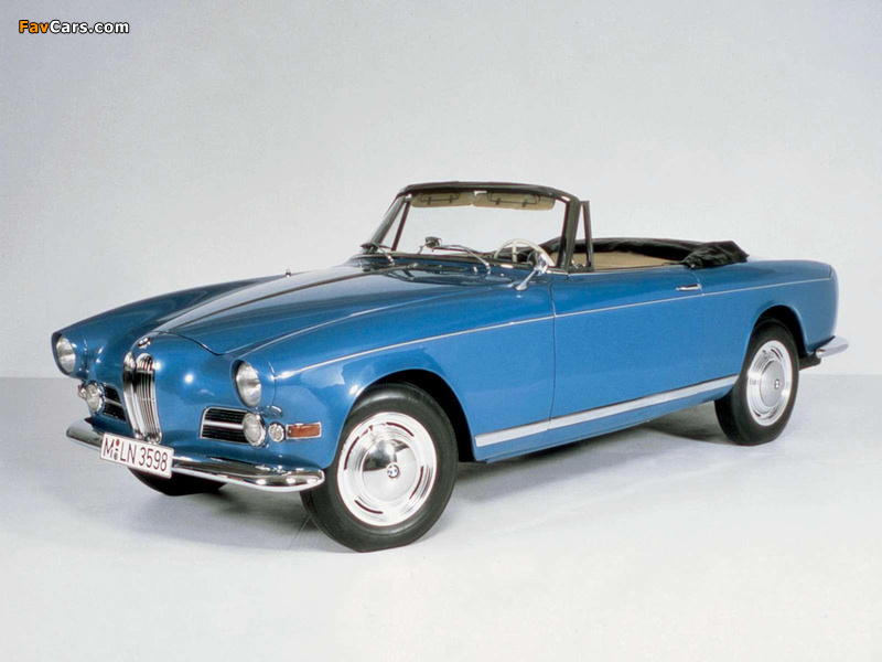 BMW 503 Cabriolet 1956–59 wallpapers (800 x 600)