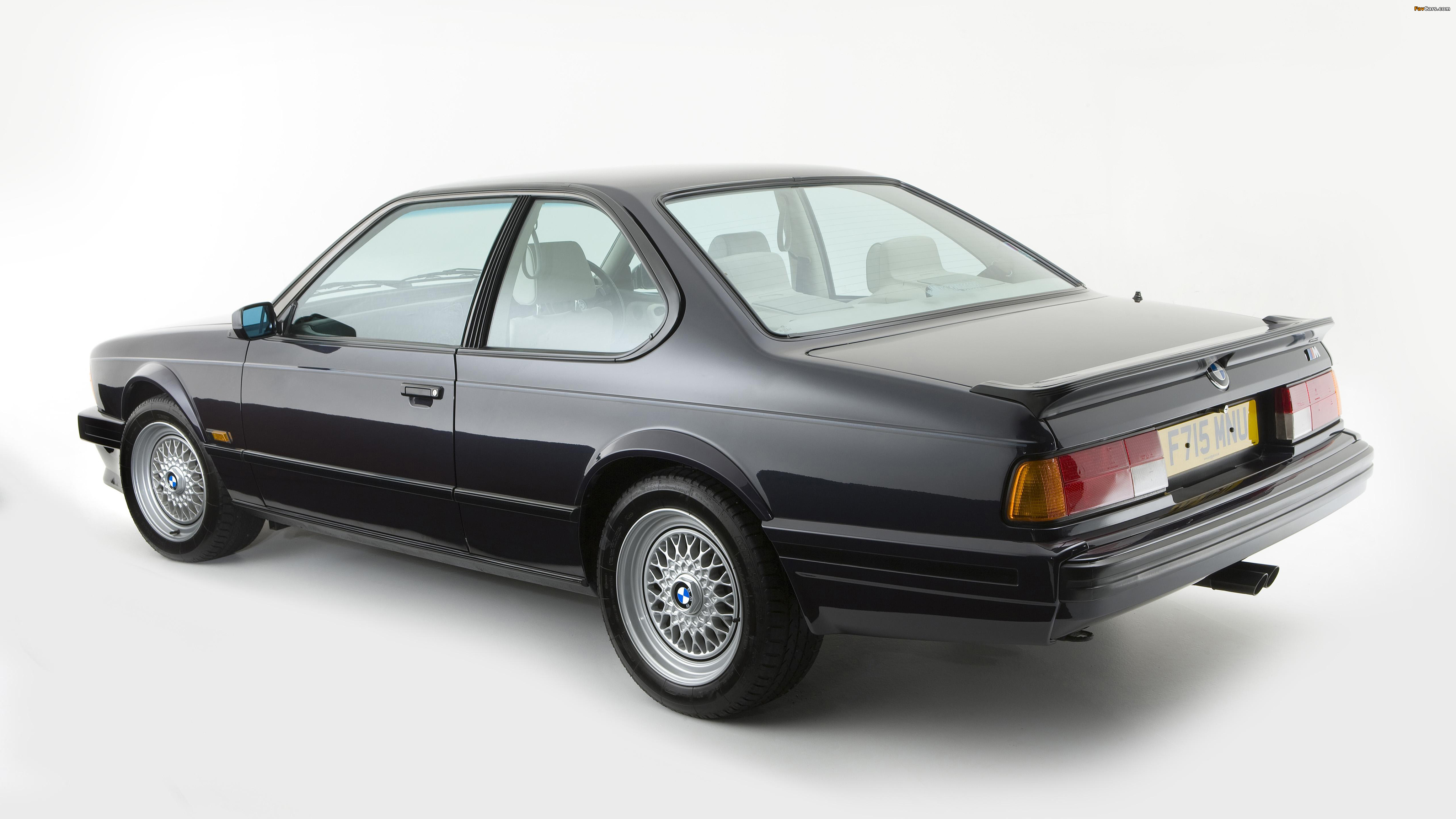 BMW M635 CSi UK-spec (E24) 1984–1989 photos (4096 x 2304)