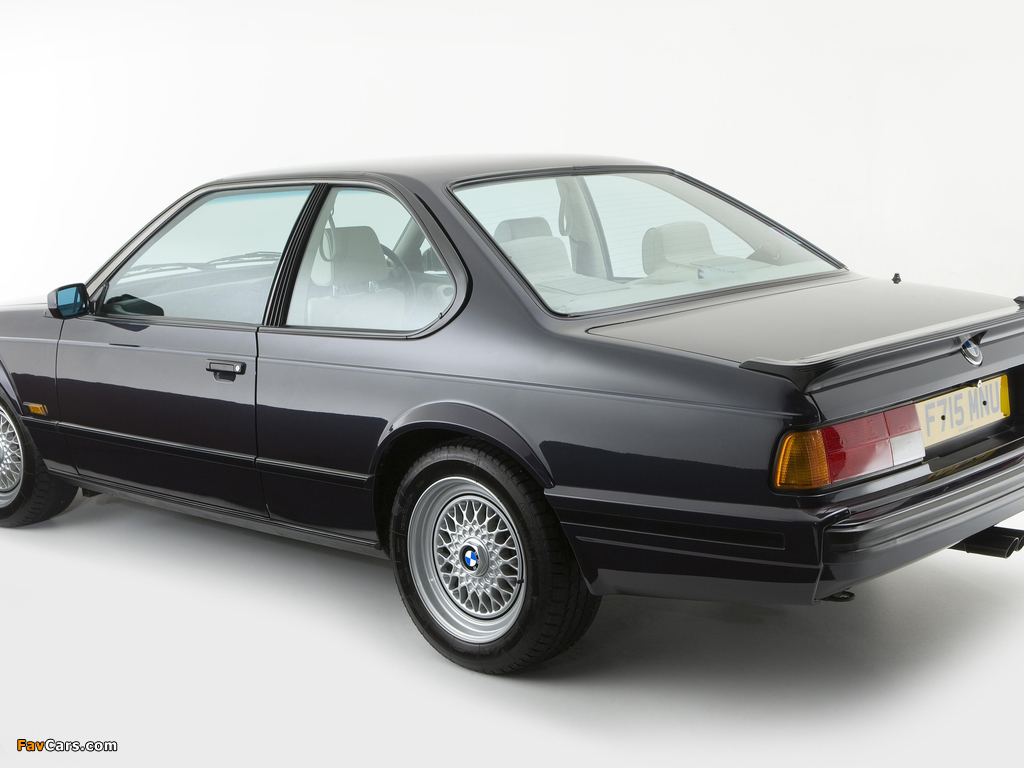 BMW M635 CSi UK-spec (E24) 1984–1989 photos (1024 x 768)