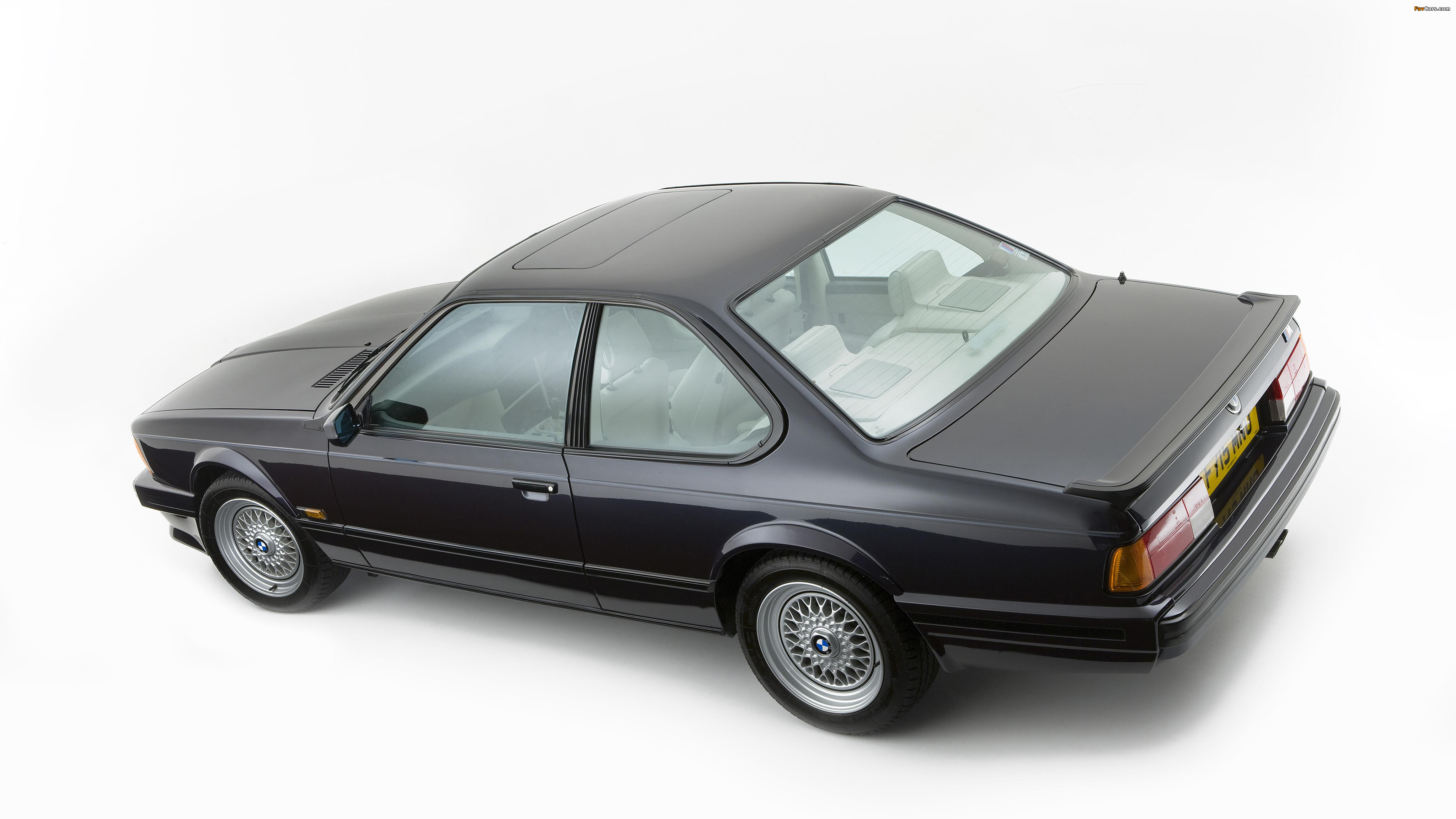 BMW M635 CSi UK-spec (E24) 1984–1989 photos (4096 x 2304)