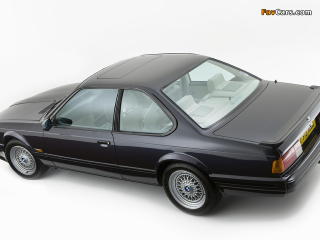 BMW M635 CSi UK-spec (E24) 1984–1989 photos (640 x 480)