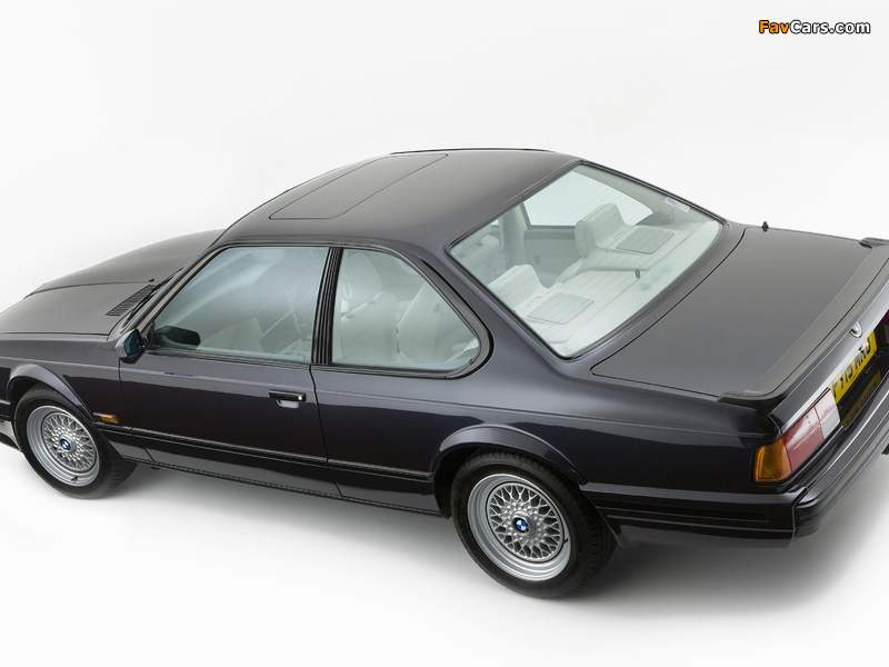 BMW M635 CSi UK-spec (E24) 1984–1989 photos (800 x 600)