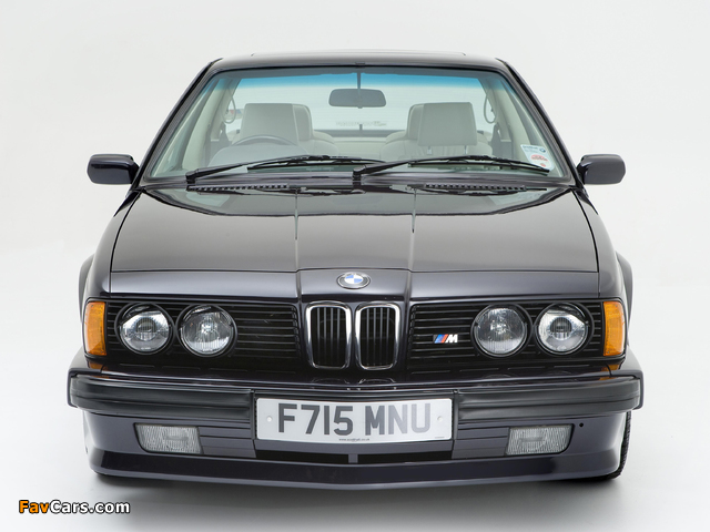 BMW M635 CSi UK-spec (E24) 1984–1989 photos (640 x 480)