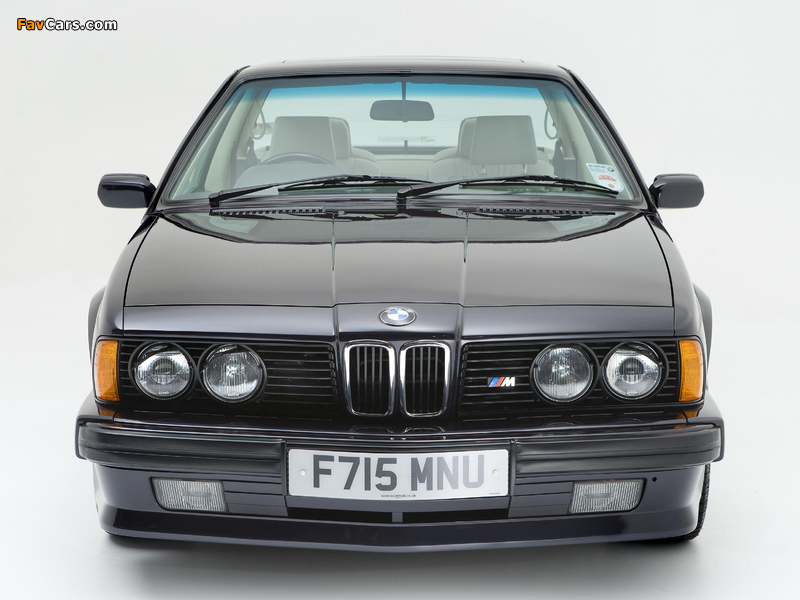 BMW M635 CSi UK-spec (E24) 1984–1989 photos (800 x 600)