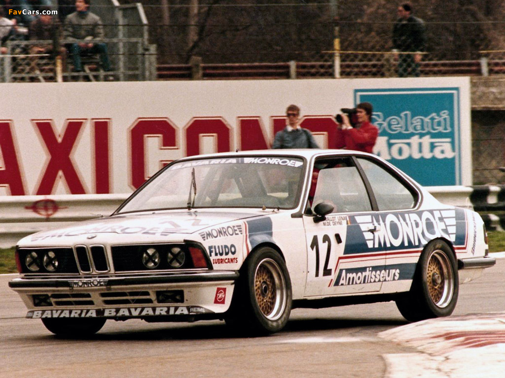 BMW 635 CSi ETCC (E24) 1984–86 pictures (1024 x 768)