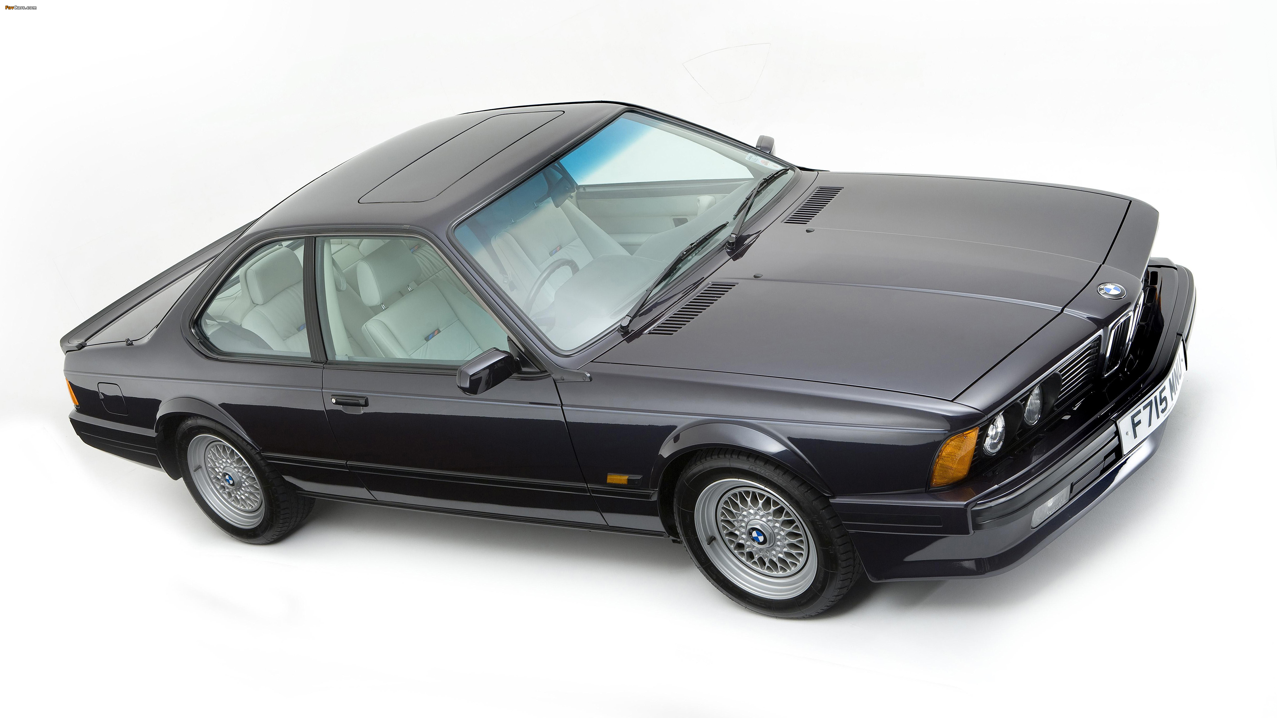BMW M635 CSi UK-spec (E24) 1984–1989 pictures (4096 x 2304)