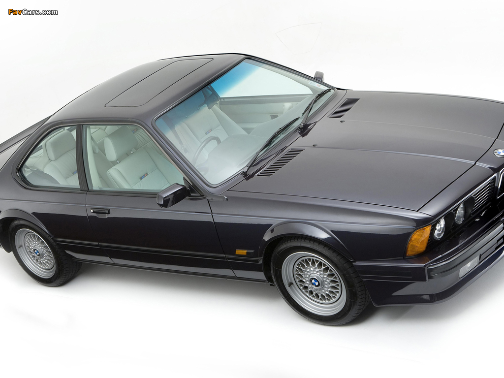 BMW M635 CSi UK-spec (E24) 1984–1989 pictures (1024 x 768)