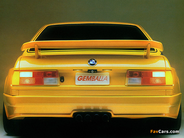 Gemballa BMW M635CSi (E24) 1985 images (640 x 480)