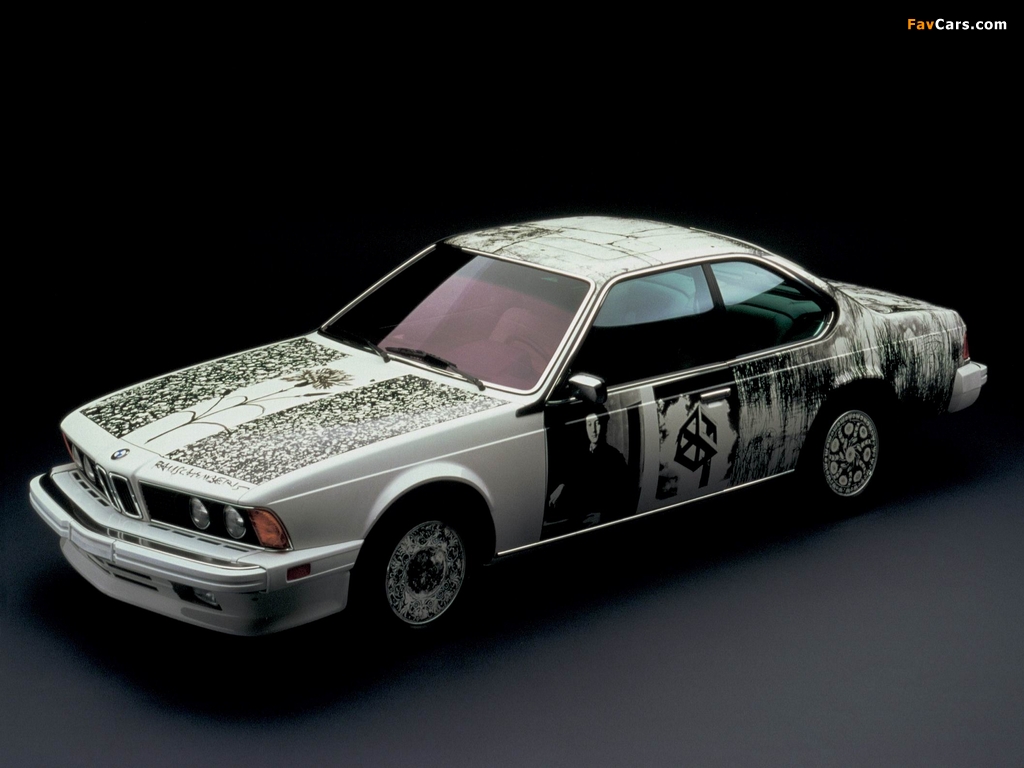 BMW 635 CSi Art Car by Robert Rauschenberg (E24) 1986 photos (1024 x 768)