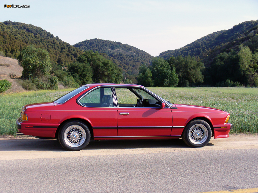 BMW 635 CSi US-spec (E24) 1987–89 images (1024 x 768)