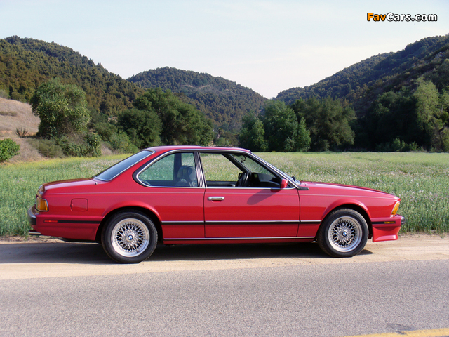 BMW 635 CSi US-spec (E24) 1987–89 images (640 x 480)