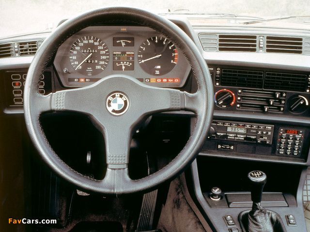 BMW 635 CSi (E24) 1987–89 photos (640 x 480)