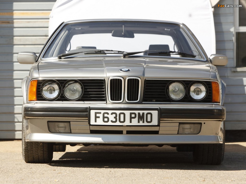 BMW 635 CSi UK-spec (E24) 1987–89 photos (1024 x 768)