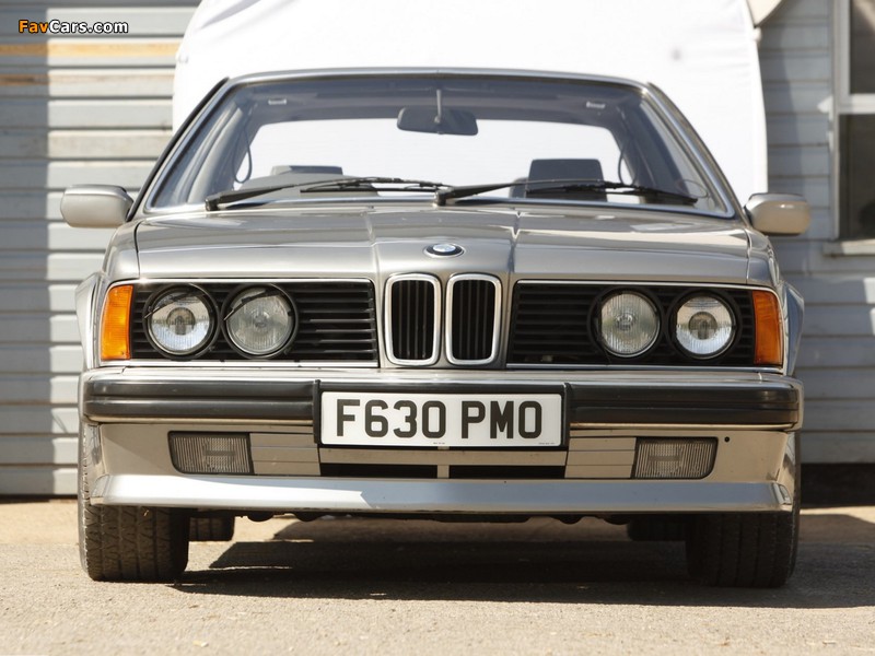 BMW 635 CSi UK-spec (E24) 1987–89 photos (800 x 600)