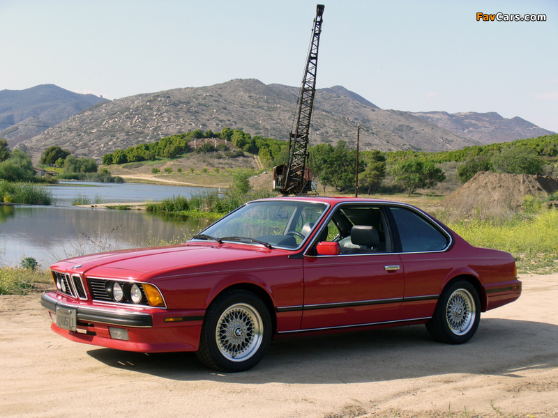 BMW 635 CSi US-spec (E24) 1987–89 pictures (800 x 600)