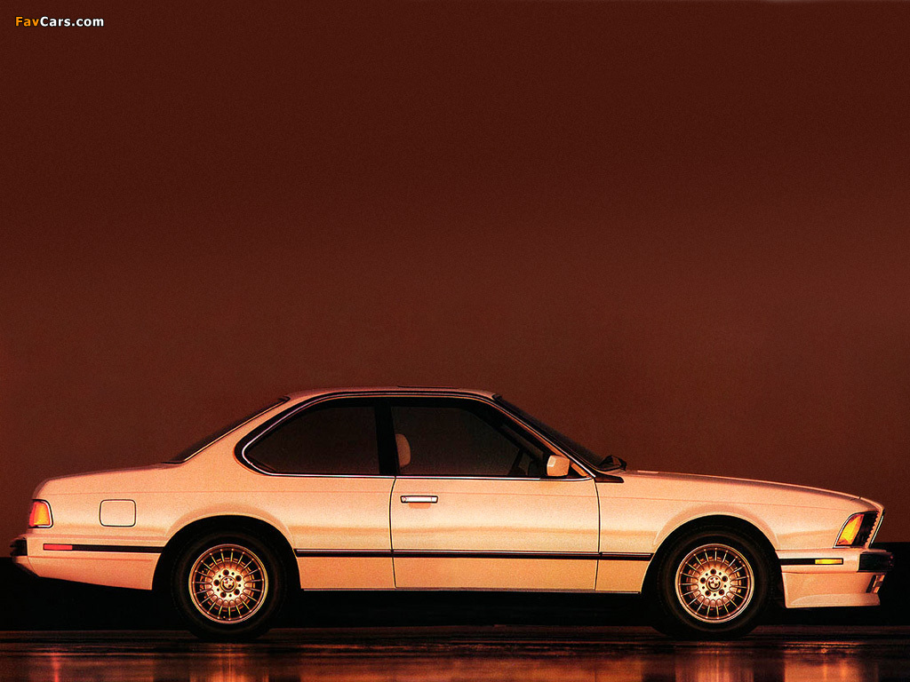 BMW 635 CSi US-spec (E24) 1987–89 wallpapers (1024 x 768)